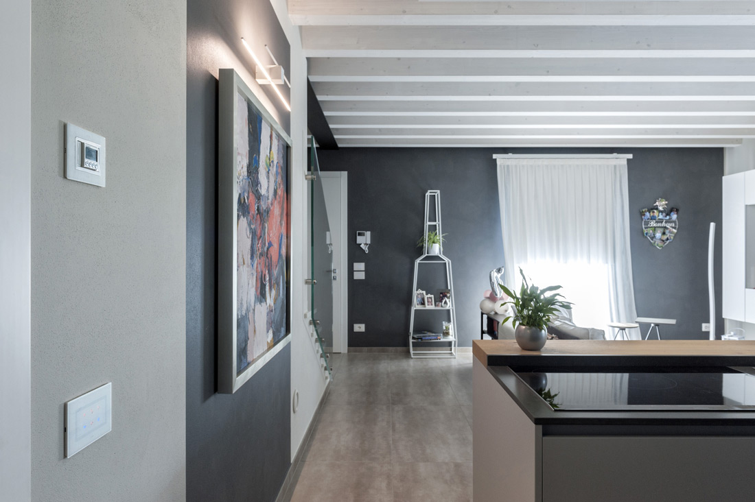 Termostato e interruttori touch AVE