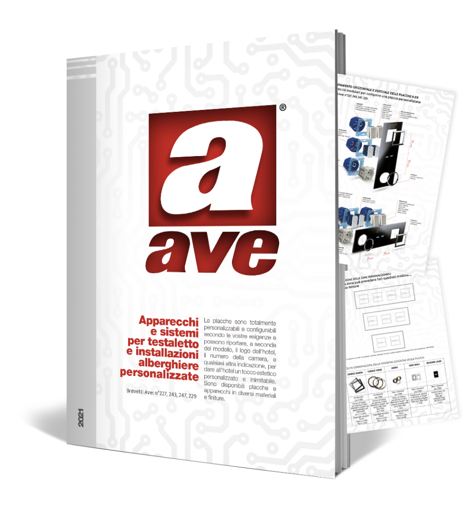 AVE Depliant Sistemi testaletto per installazioni alberghiere