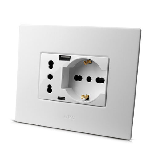 Kopp Presa a 3 moduli bianco - acquista su