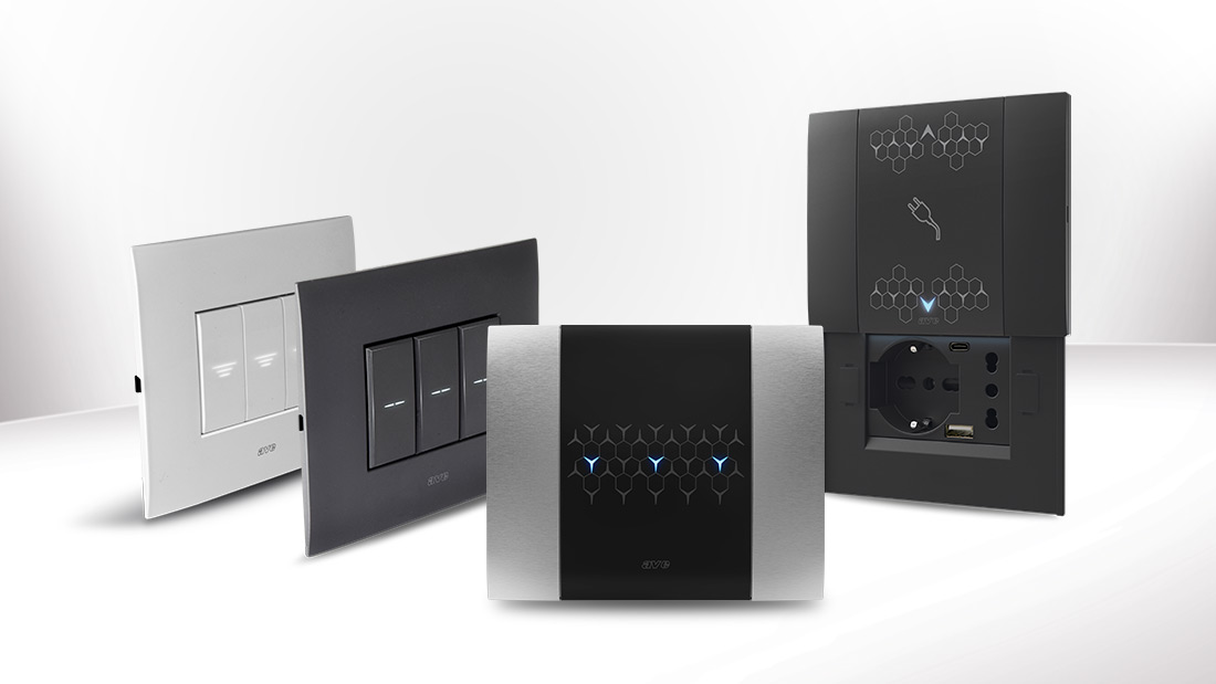 AVE Smart 44 ultra-slim front plates: a stylish touch for the electrical system
