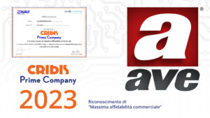 AVE ottiene il titolo di CRIBIS Prime Company